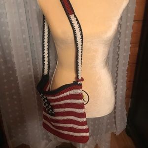 Sak Crossbody American Flag Woven Purse - NWT